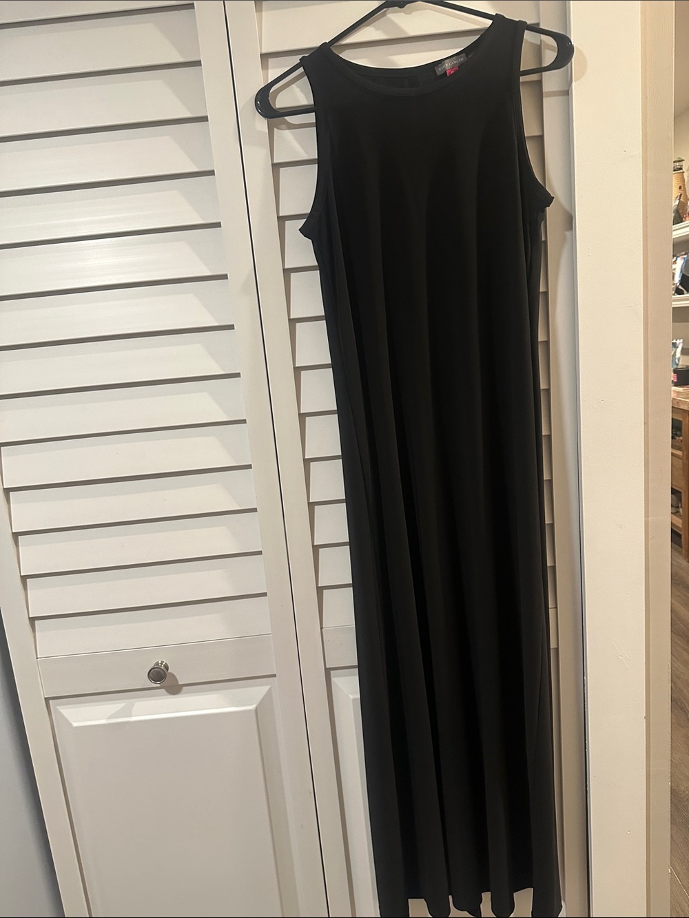 Vince Camuto Black Sleeveless Maxi Dress